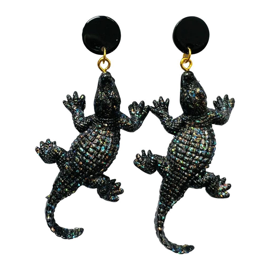 Alligator Earrings