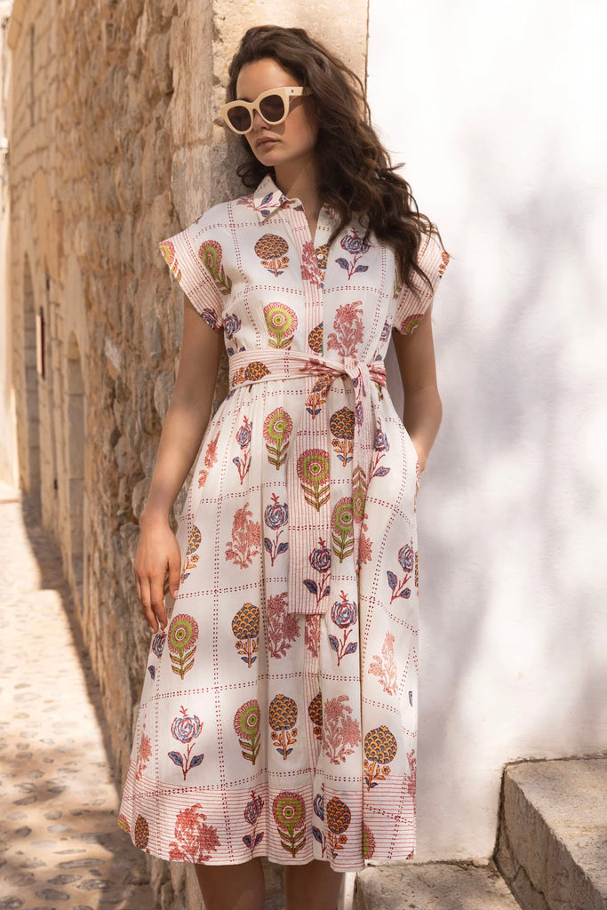 Belted Shirt Dress
