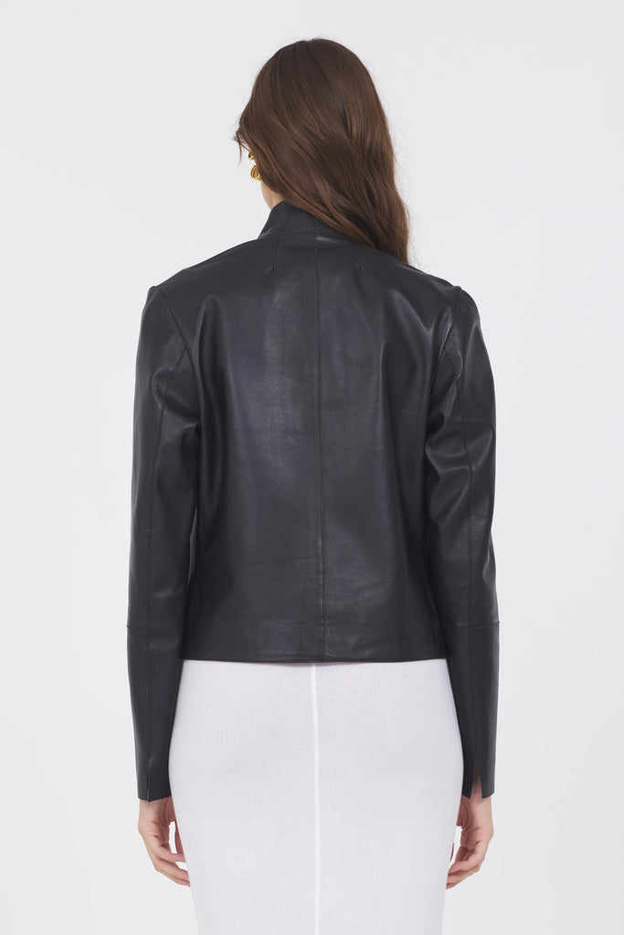 Tessa Washed Leather Jacket