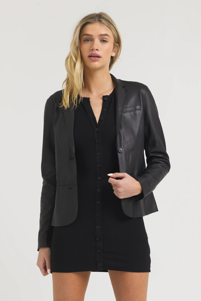 Allison Burnished Leather Jacket
