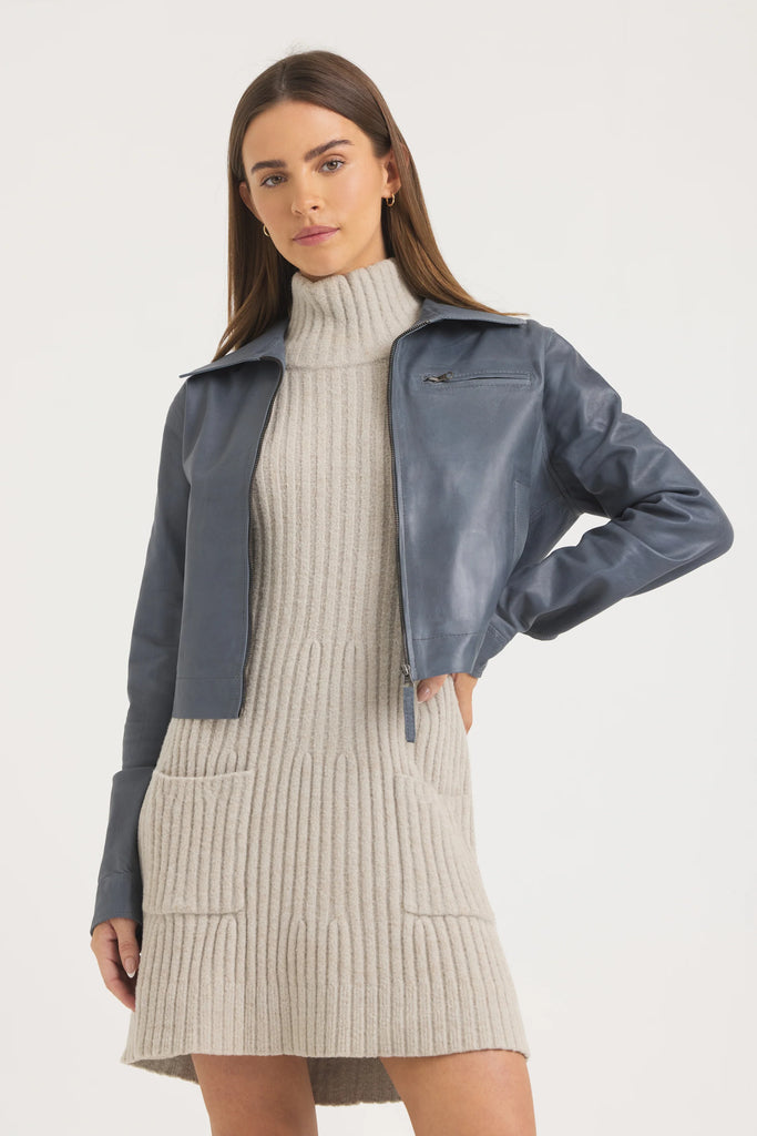 Moira Patina Leather Jacket