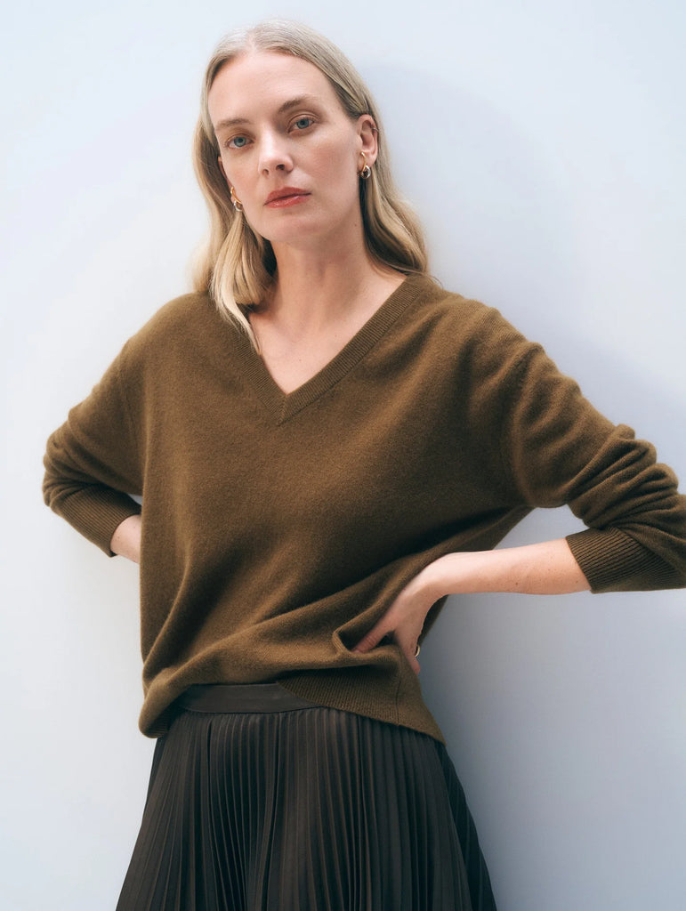 Cashmere V Neck
