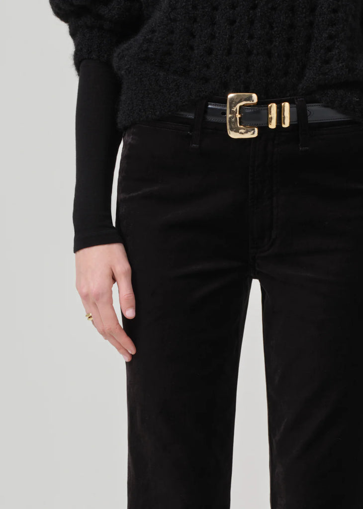 Isola Cropped Trouser Velvet