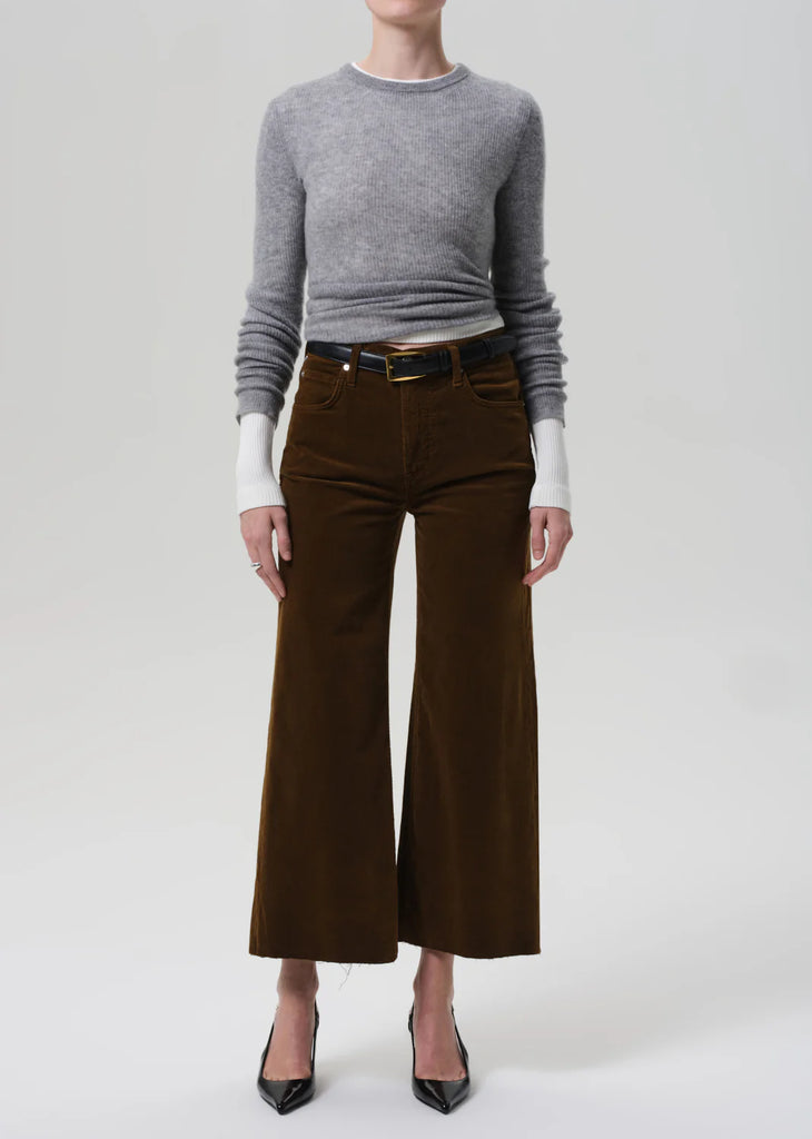 Lyra Wide Leg Crop Corduroy