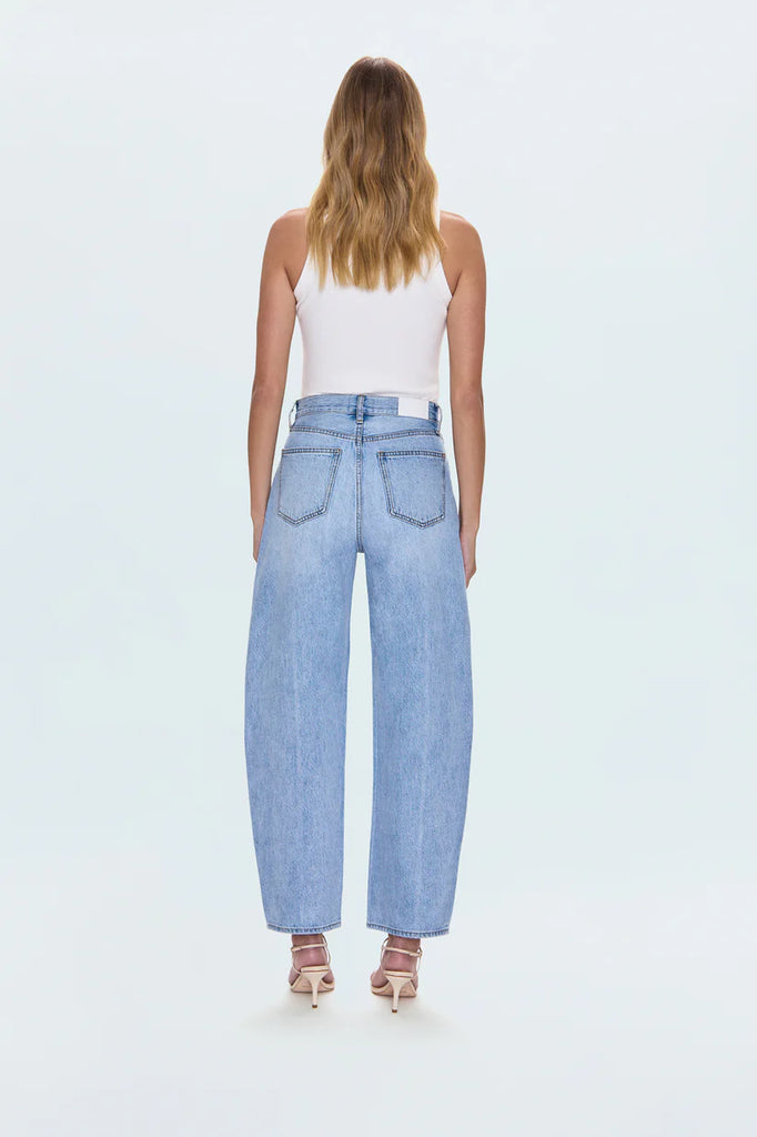 Wes High Rise Barrel Jean