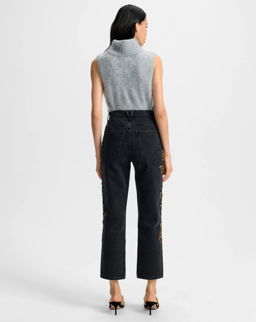Mazzy Brushed Cashmere Sleeveless Sweater