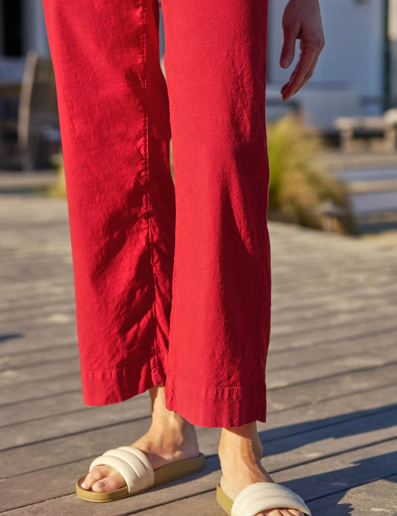 WEXFORD Wide-Leg Linen Pant