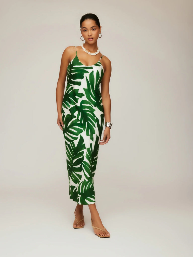 Carie Bias Midi Dress