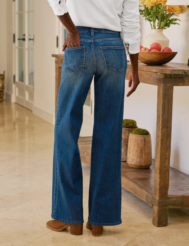 GALWAY 31" Full-Length Wide-Leg Jean