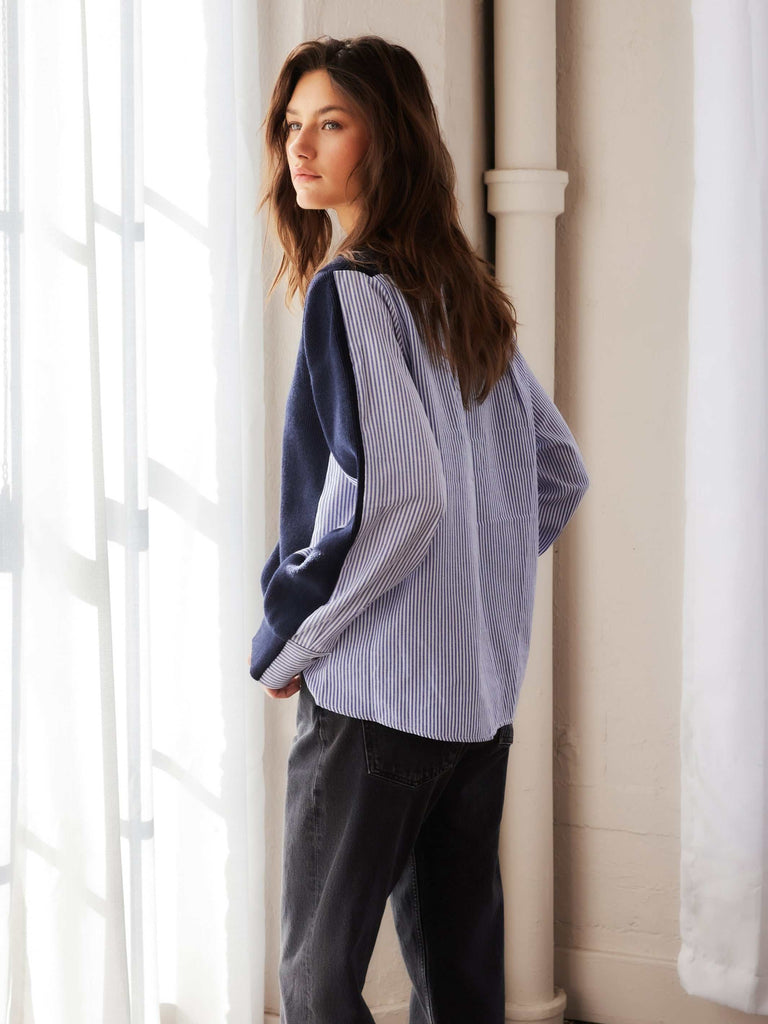 Celine Mixed Media Cardigan