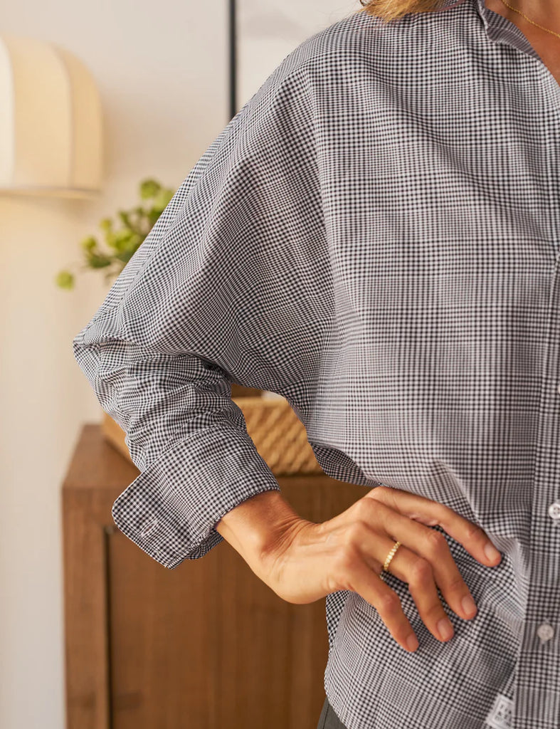 OONA Continuous Sleeve Button-Up Shirt