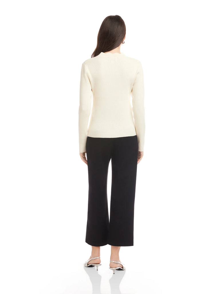 Bliss Scallop Edge Cardigan