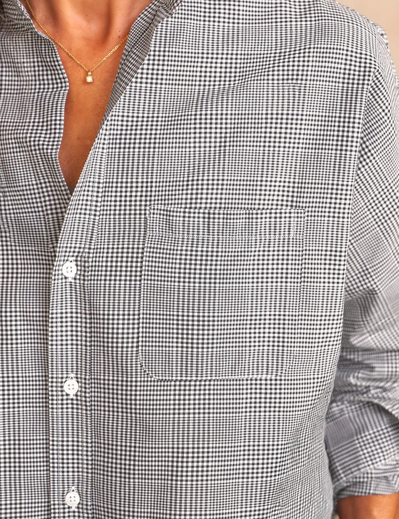 OONA Continuous Sleeve Button-Up Shirt
