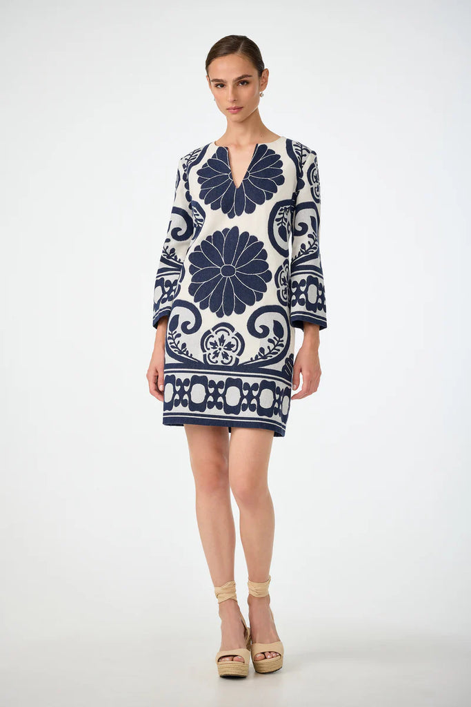 Amy 3/4 Sleeve Dress - Fuyuko Fil Coupe