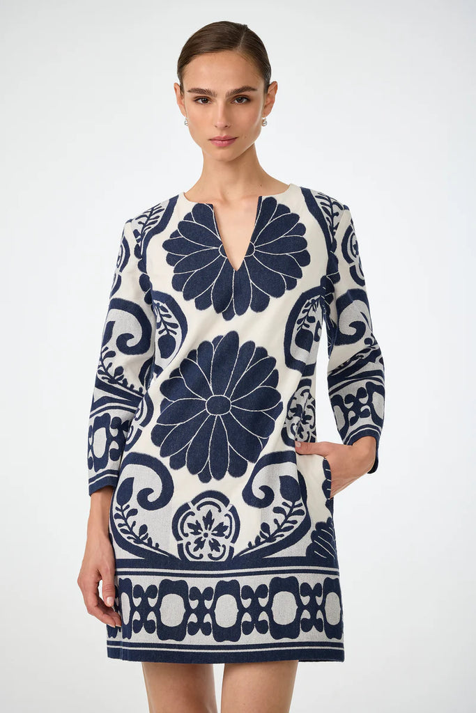 Amy 3/4 Sleeve Dress - Fuyuko Fil Coupe