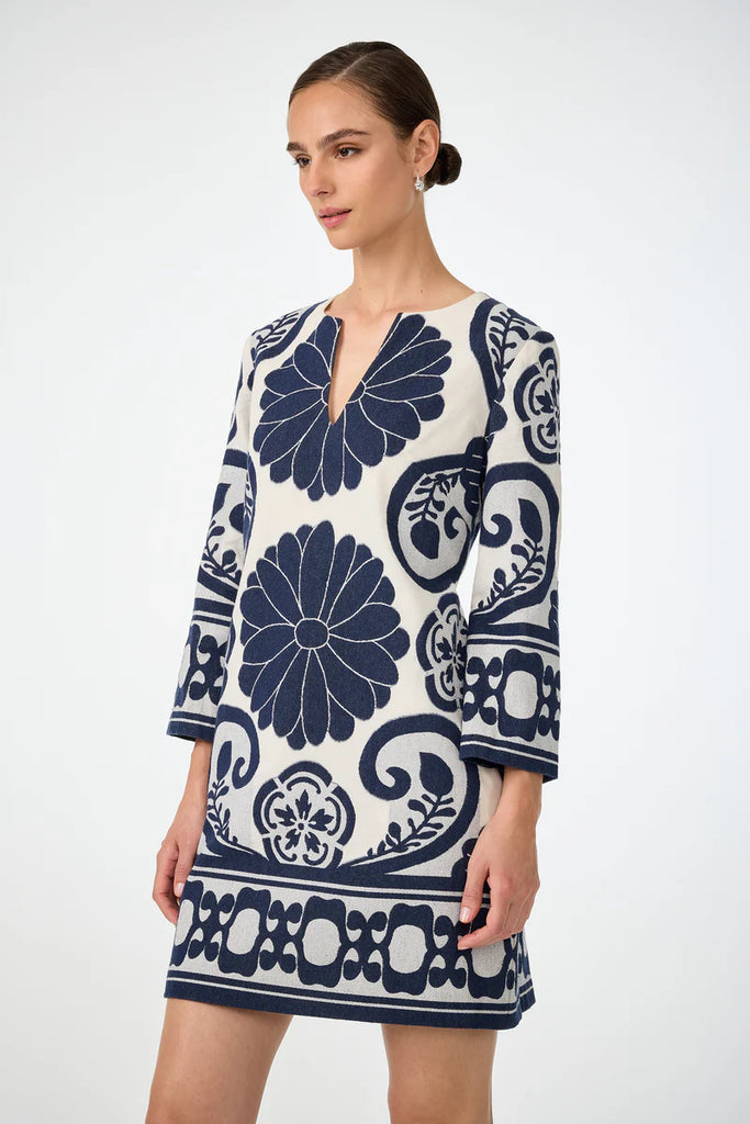 Amy 3/4 Sleeve Dress - Fuyuko Fil Coupe
