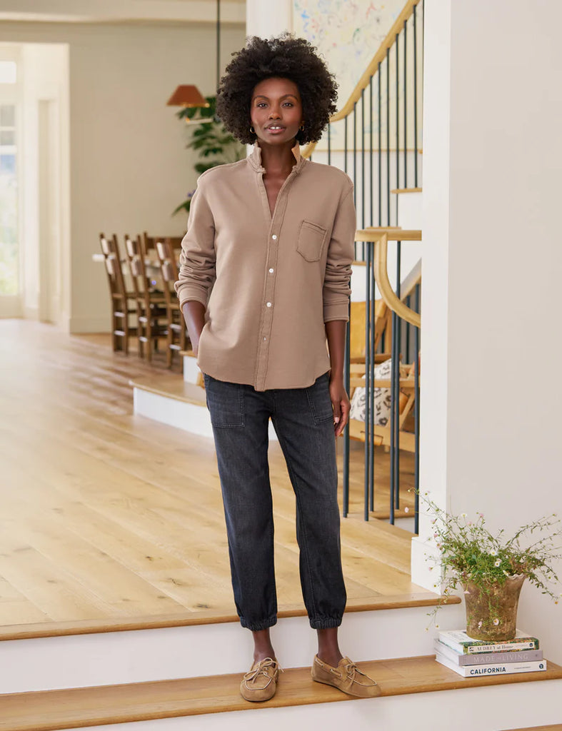 EILEEN Sweatshirt Button-Up