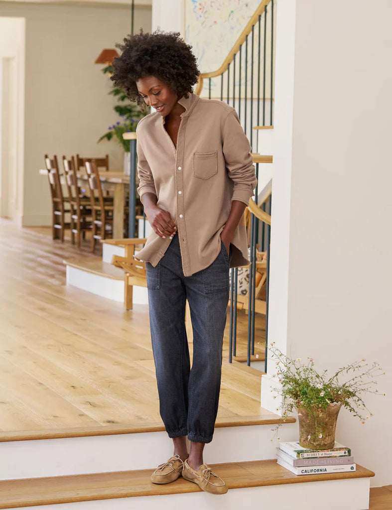 EILEEN Sweatshirt Button-Up