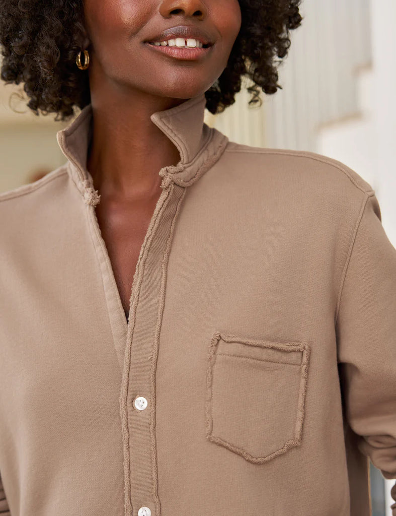 EILEEN Sweatshirt Button-Up