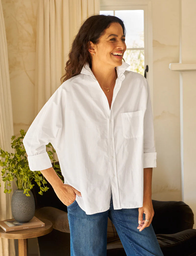 OONA Continuous Sleeve Button-Up Shirt