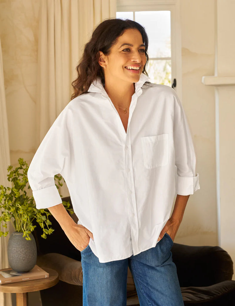 OONA Continuous Sleeve Button-Up Shirt