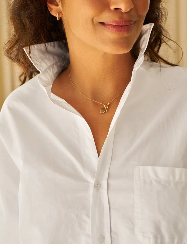 OONA Continuous Sleeve Button-Up Shirt