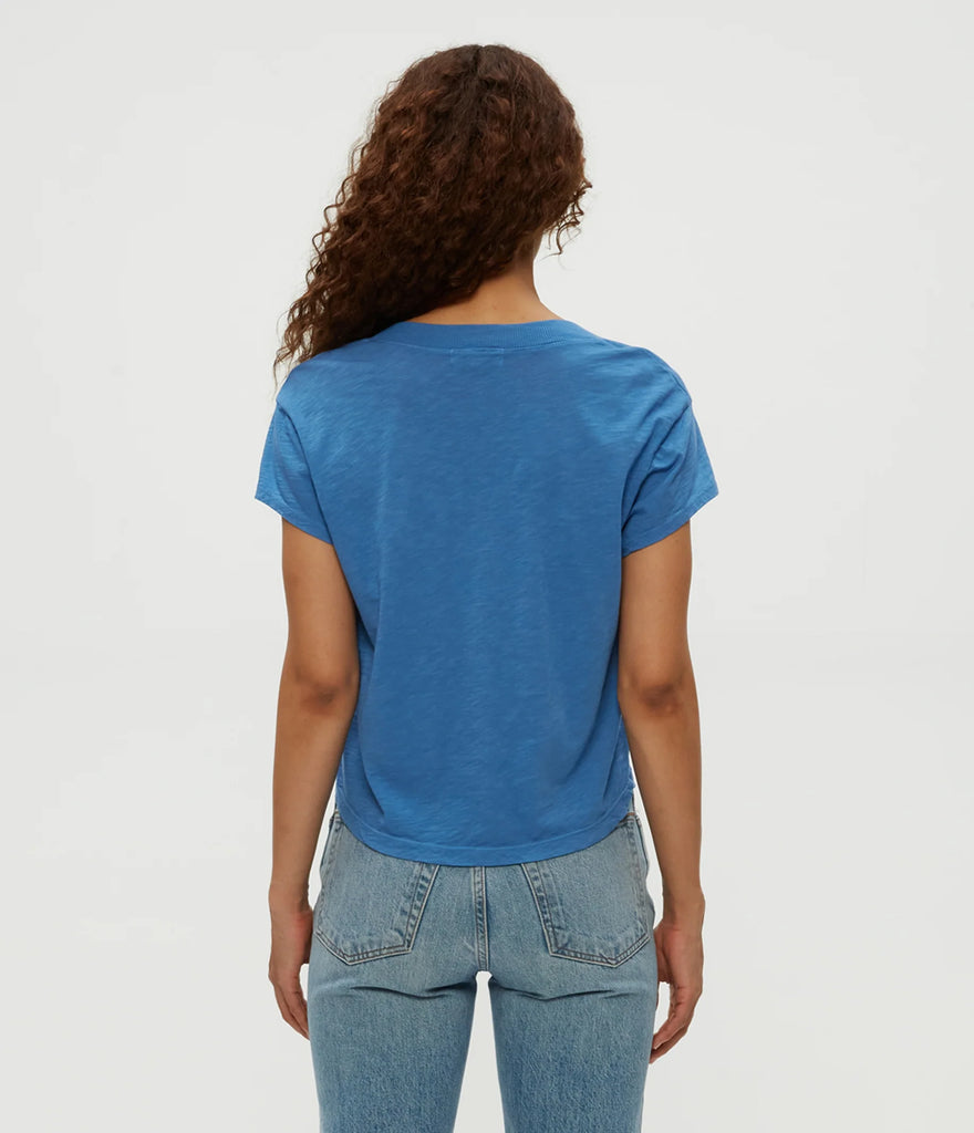 Harlan Cropped V-Neck Tee