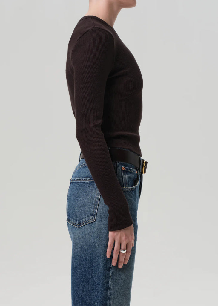 Pilar Waffle Crewneck