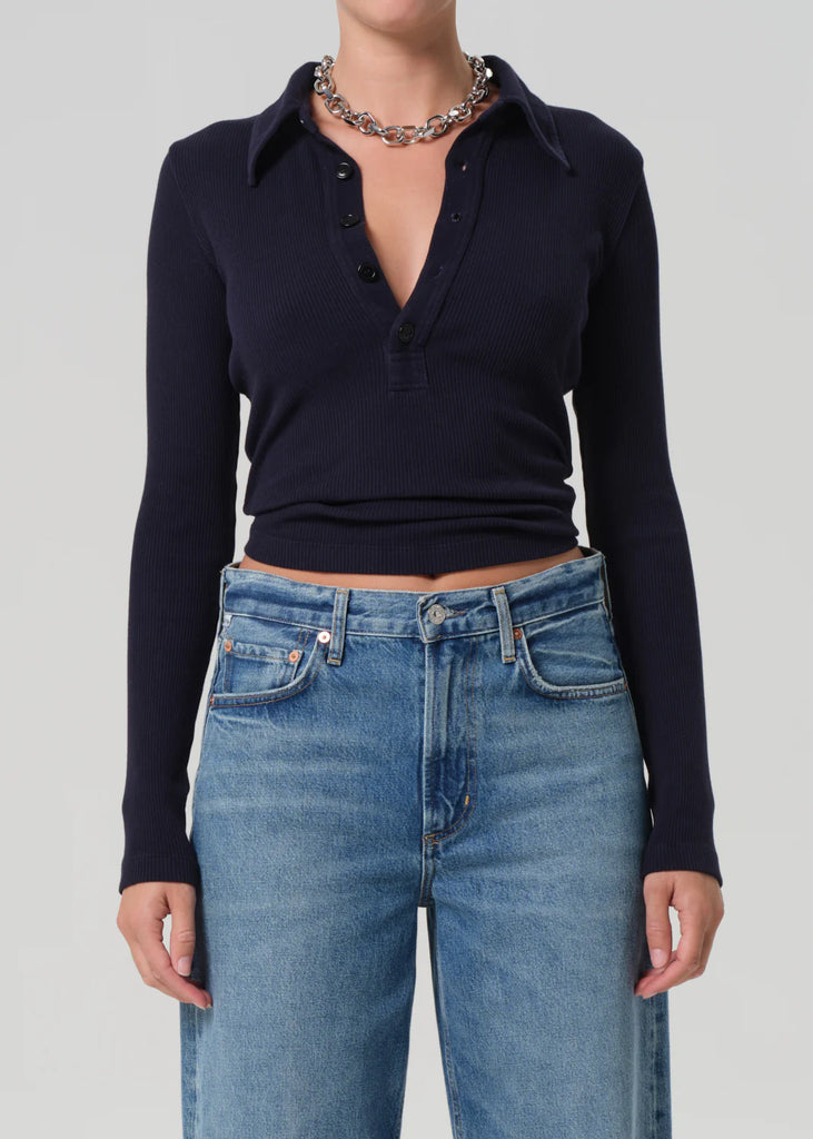 Long Sleeve 60's Polo