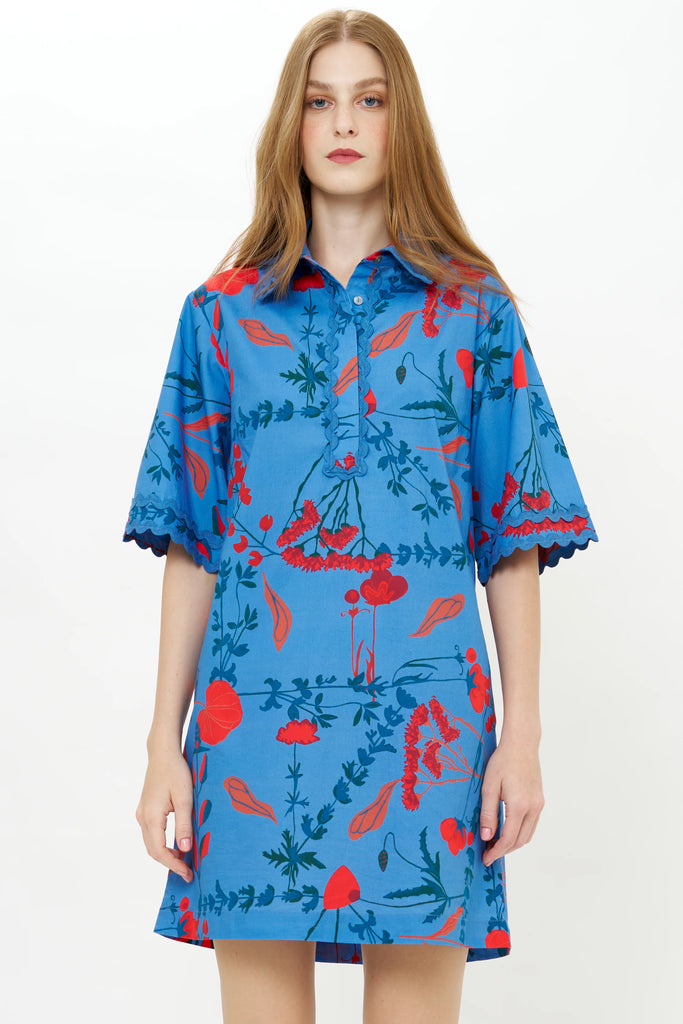 Collard Shirt Dress Mini