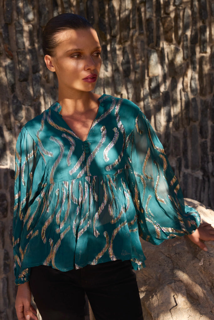 Mandarin Balloon Top