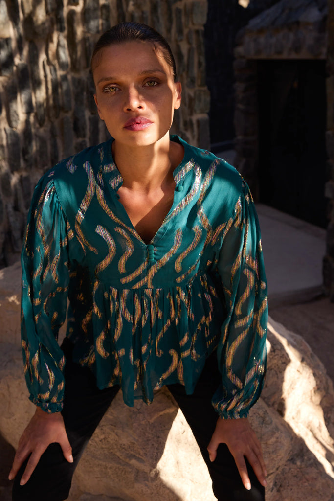 Mandarin Balloon Top