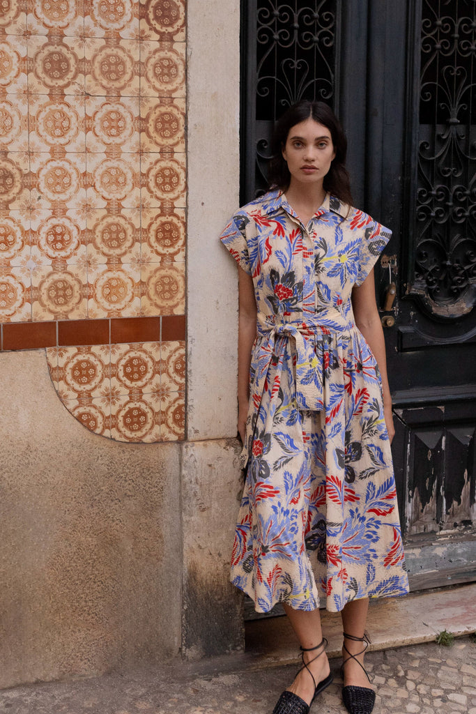 Belted Shirt Dress