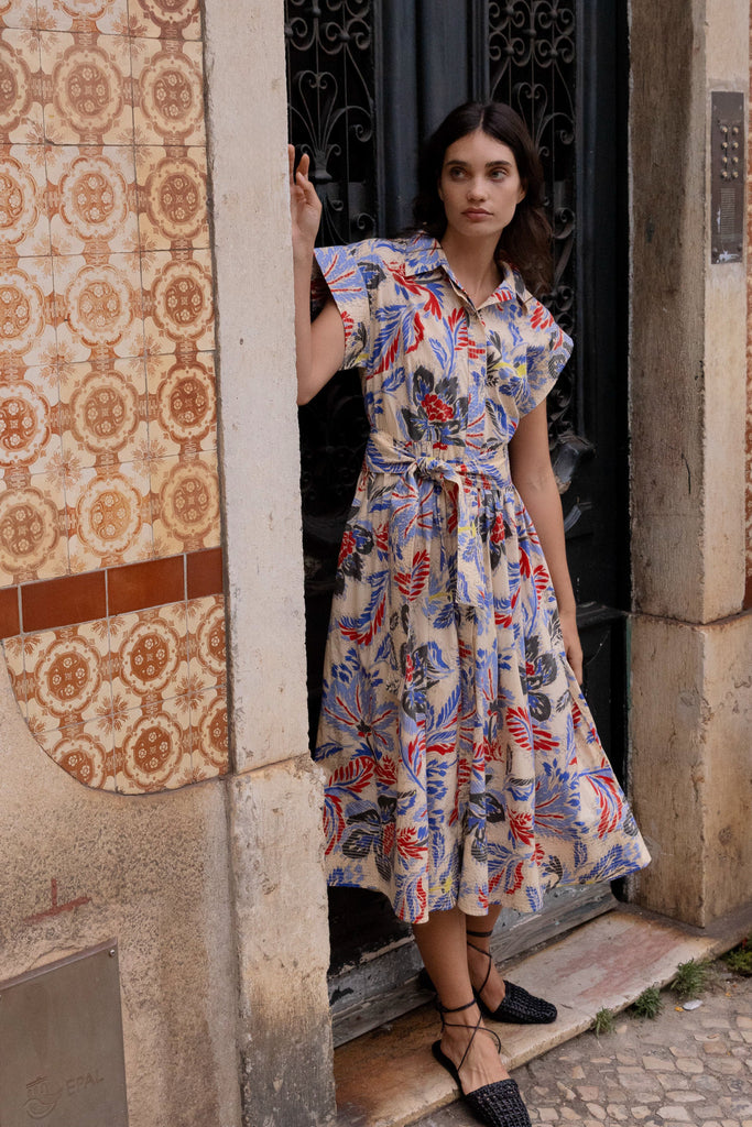 Belted Shirt Dress