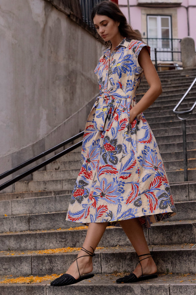 Belted Shirt Dress