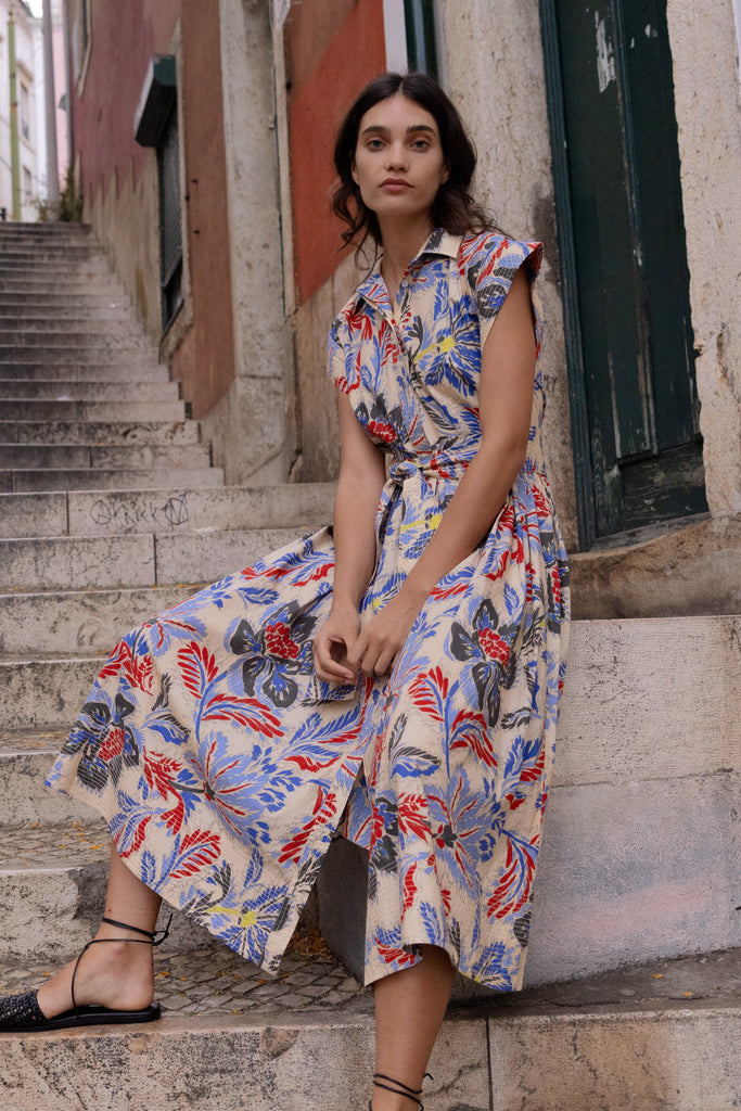 Belted Shirt Dress