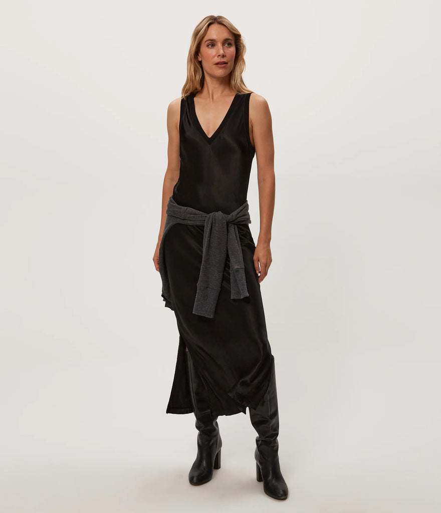Randi Satin Midi Dress