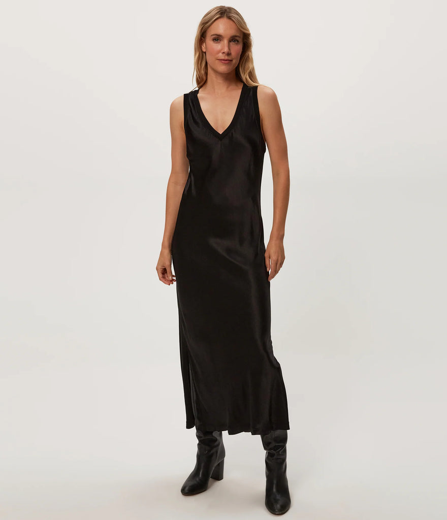 Randi Satin Midi Dress