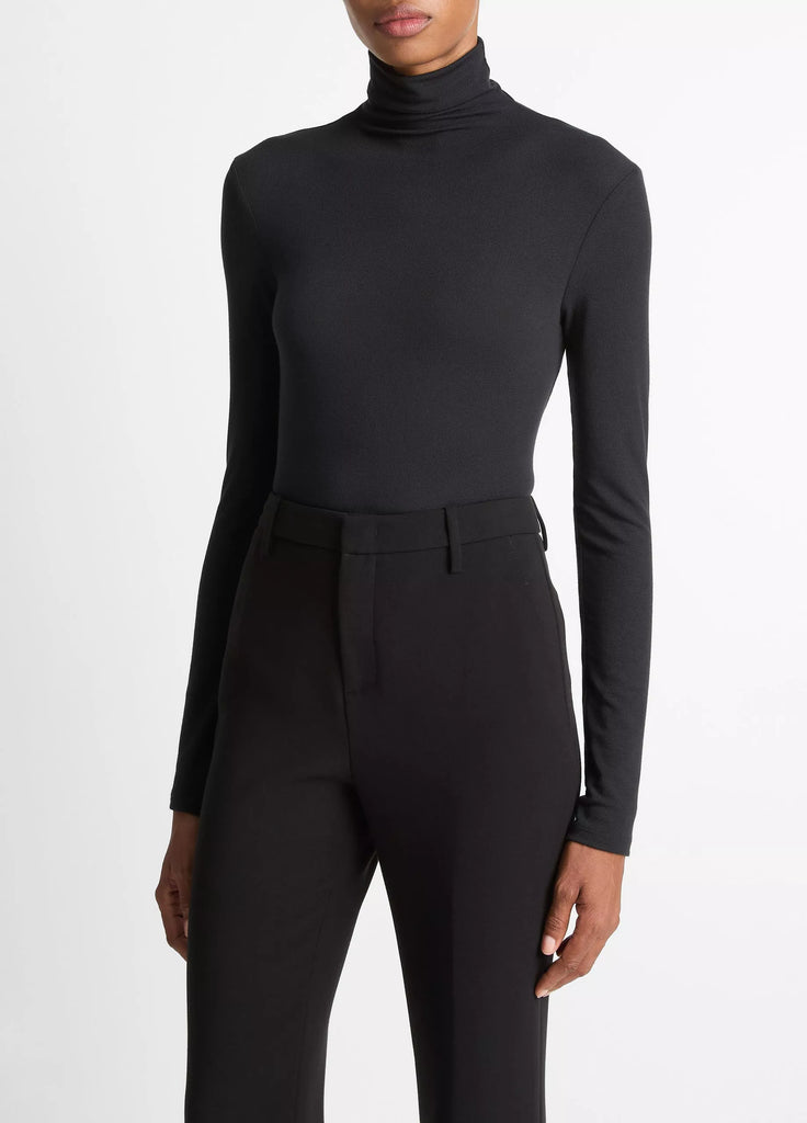 Essential Long-Sleeve Turtleneck Top