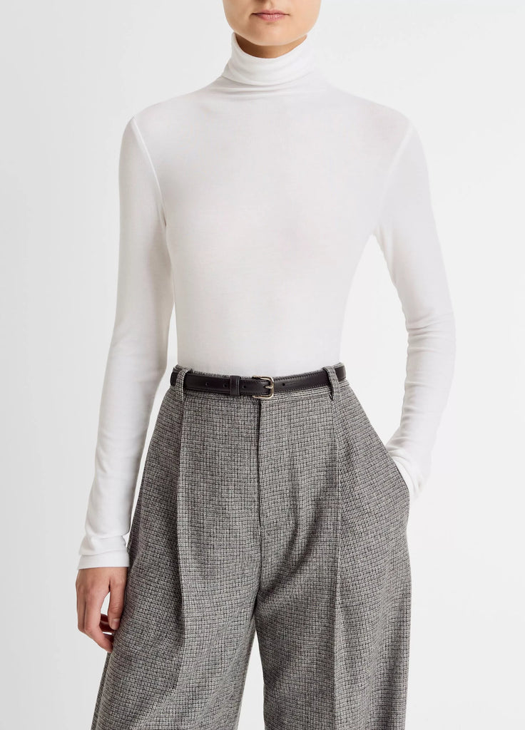 Essential Long-Sleeve Turtleneck Top