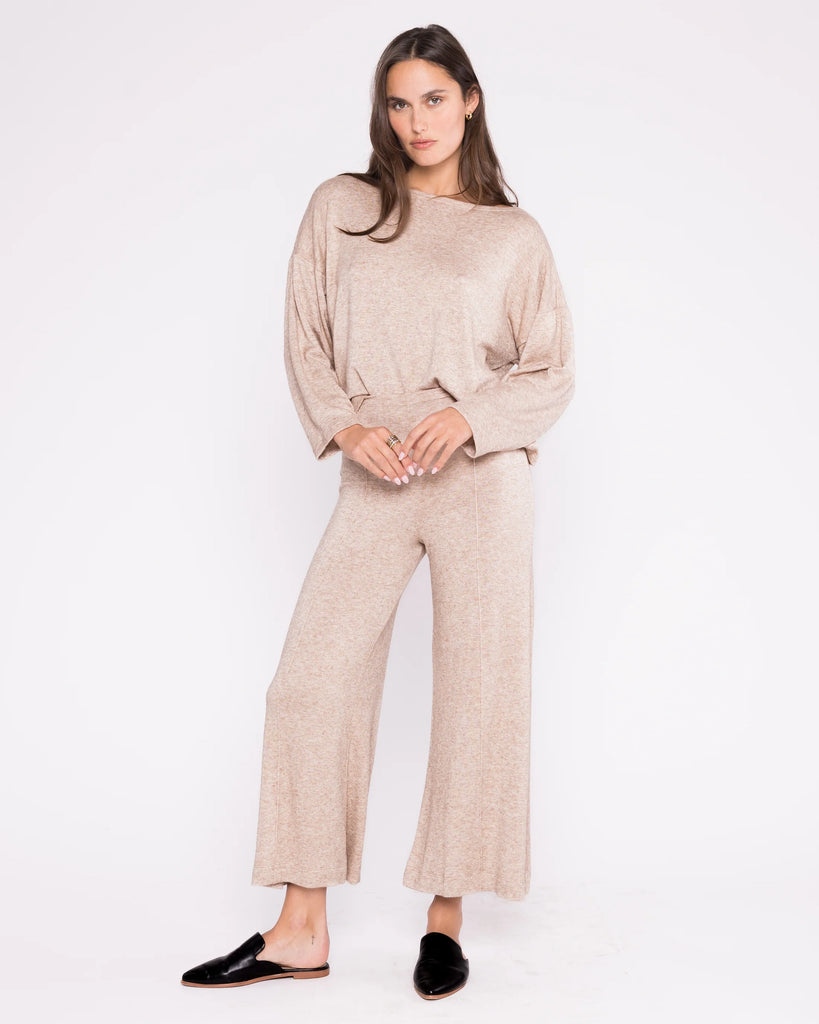 Sweater Knit Boatneck Top