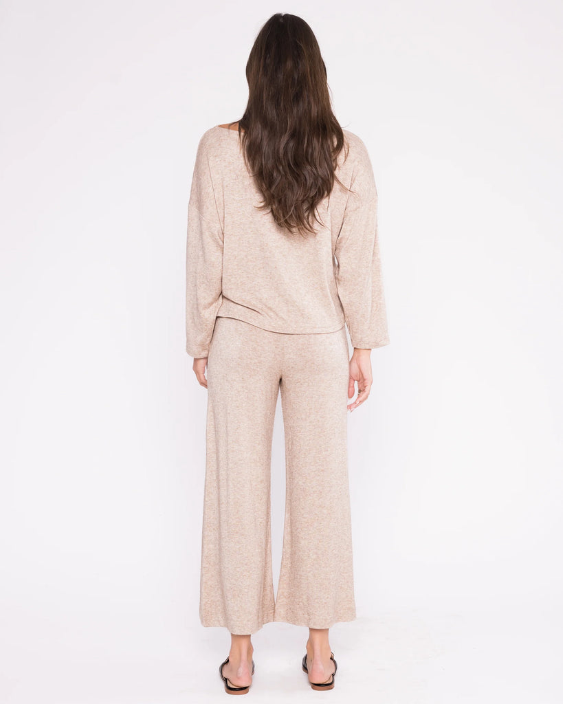 Sweater Knit Boatneck Top