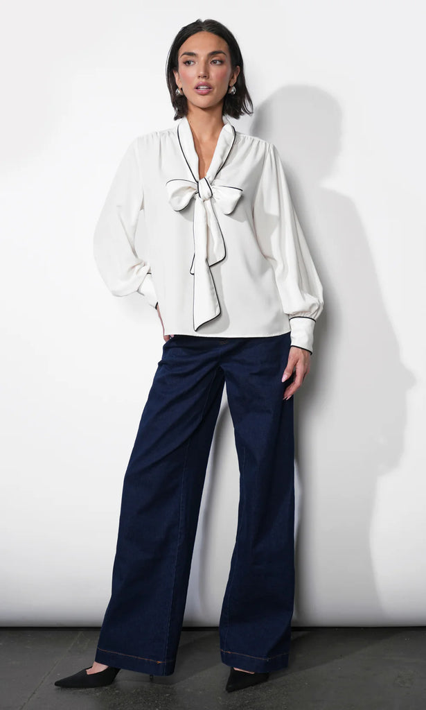 Shai Tie Neck Blouse