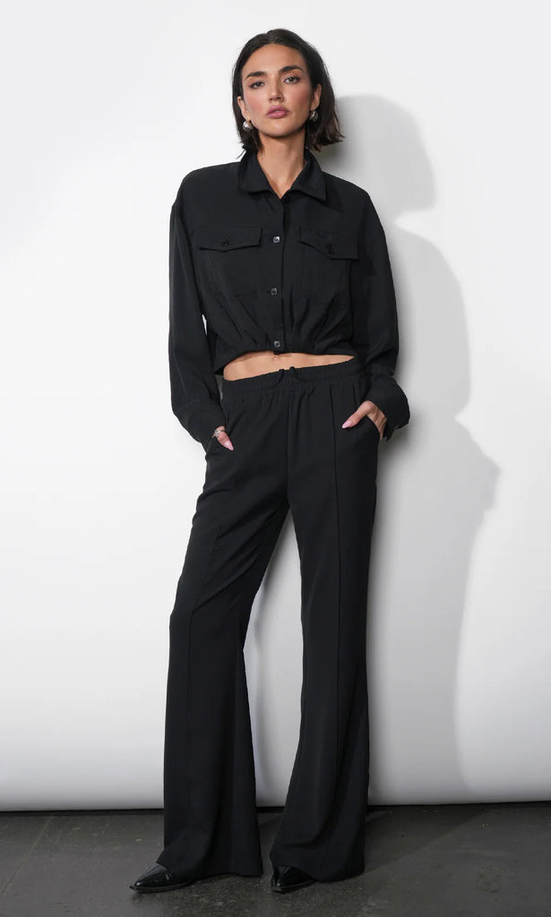 Abigail Drawstring Flared Pants