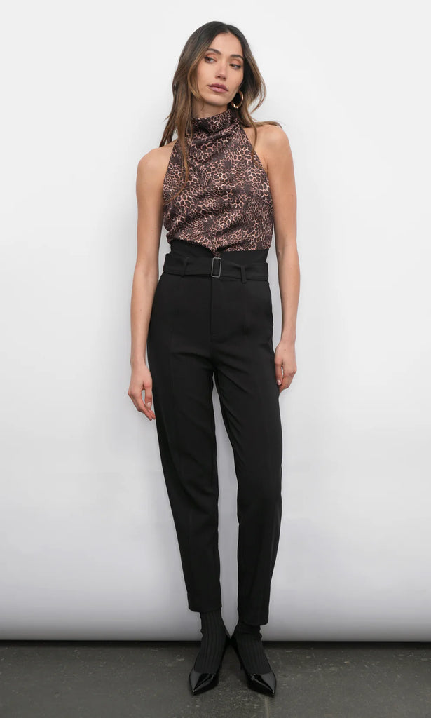 Sheila Cowl Funnel Neck Halter Top