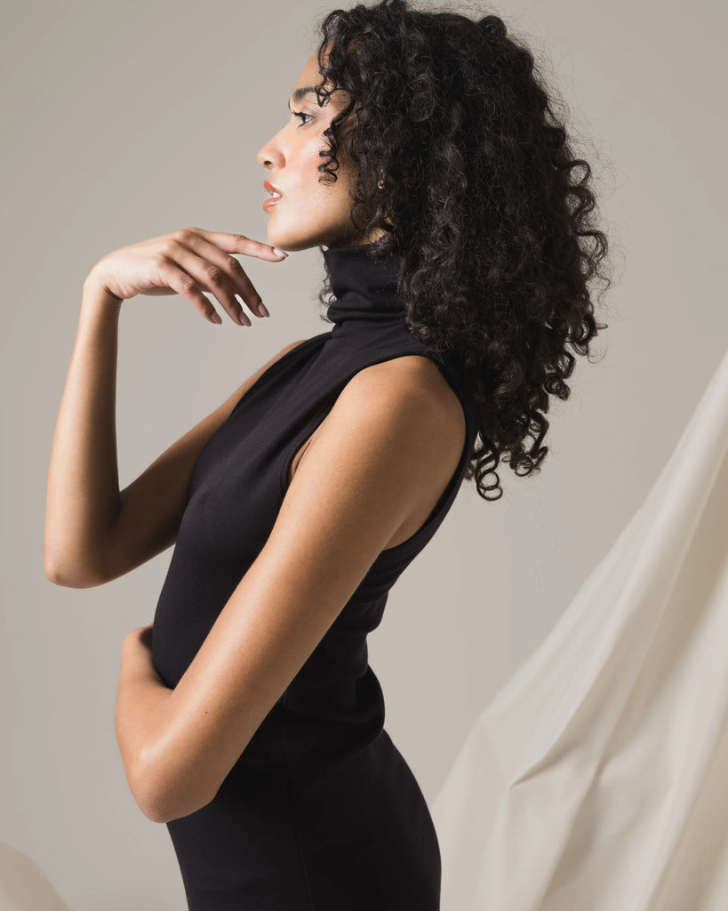 Tank Midi Turtleneck Dress