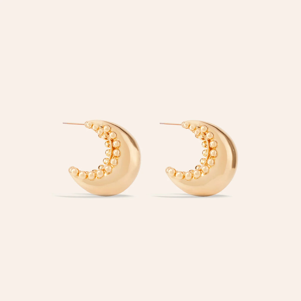 Solana Gold Hoops