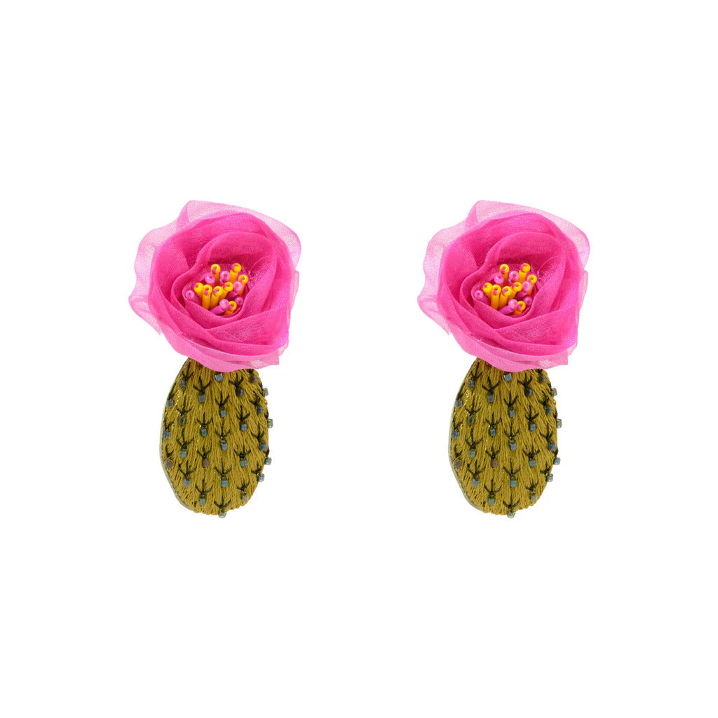 Cactus Flower Earrings