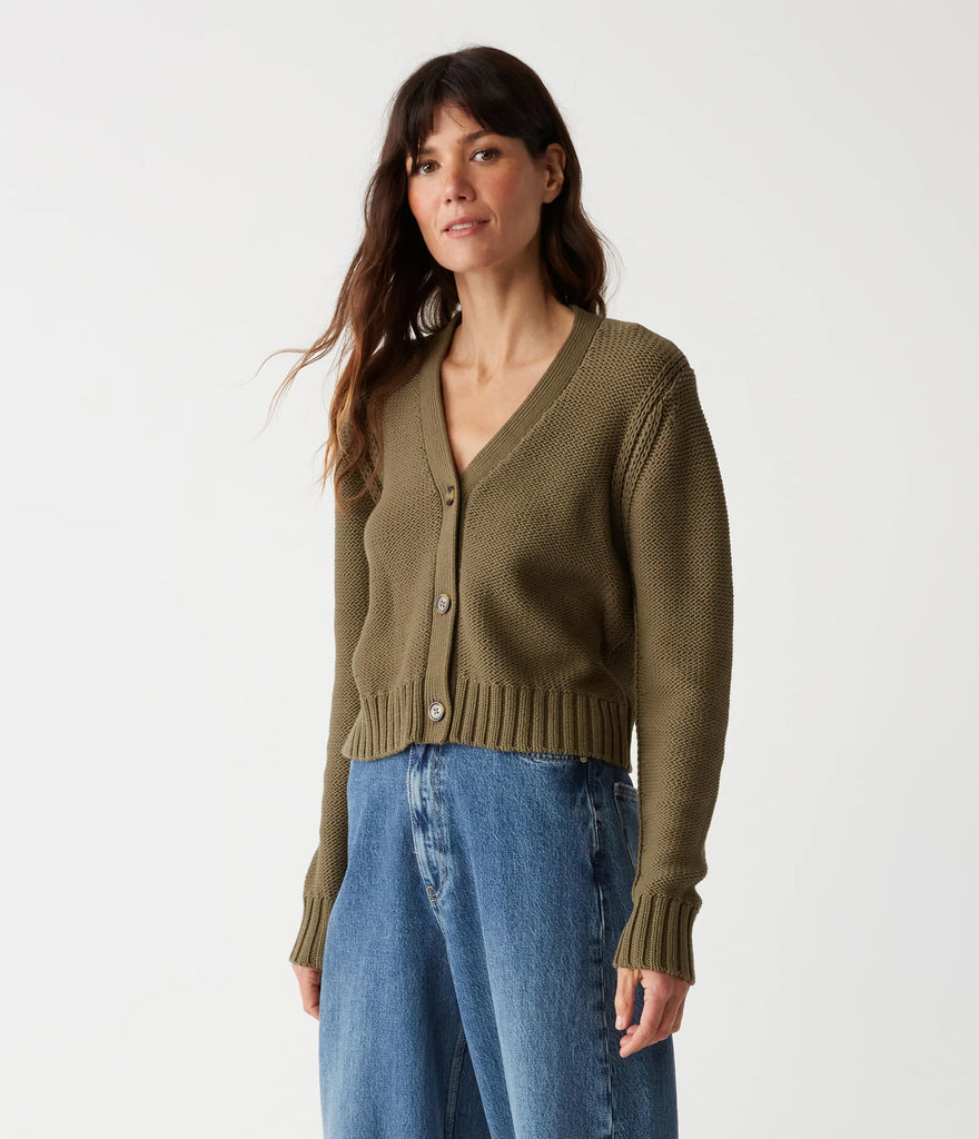 Fran Crop Sweater Cardigan