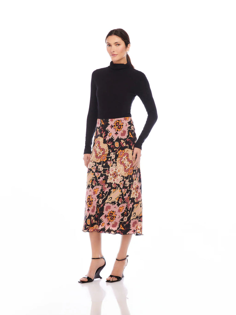 Mia Bias Midi Skirt